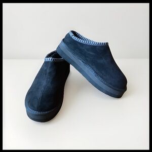 PAWZ Size 8 Black Hazel Platform Slip On Mules